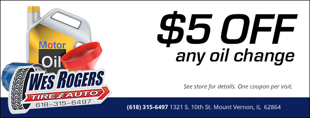 $5 off any oil change